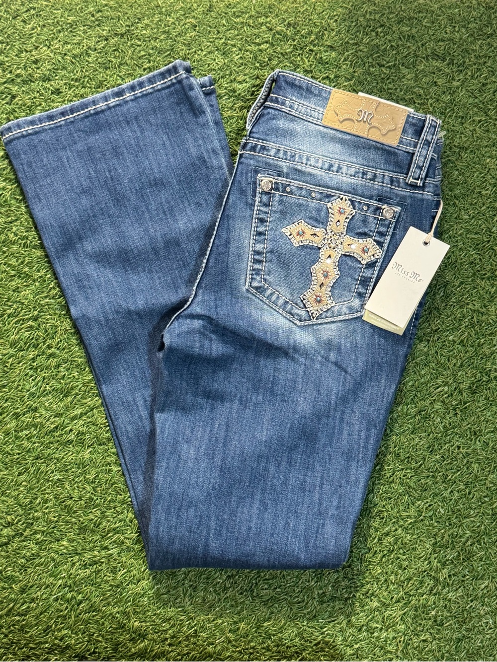 Miss Me Mid-Rise Bootcut M9358BV LT Blue ~ NWT - Sizes Various